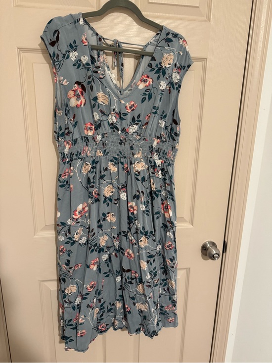 Maurices Dresses & Skirts - Maurices Light Blue Floral Midi Dress